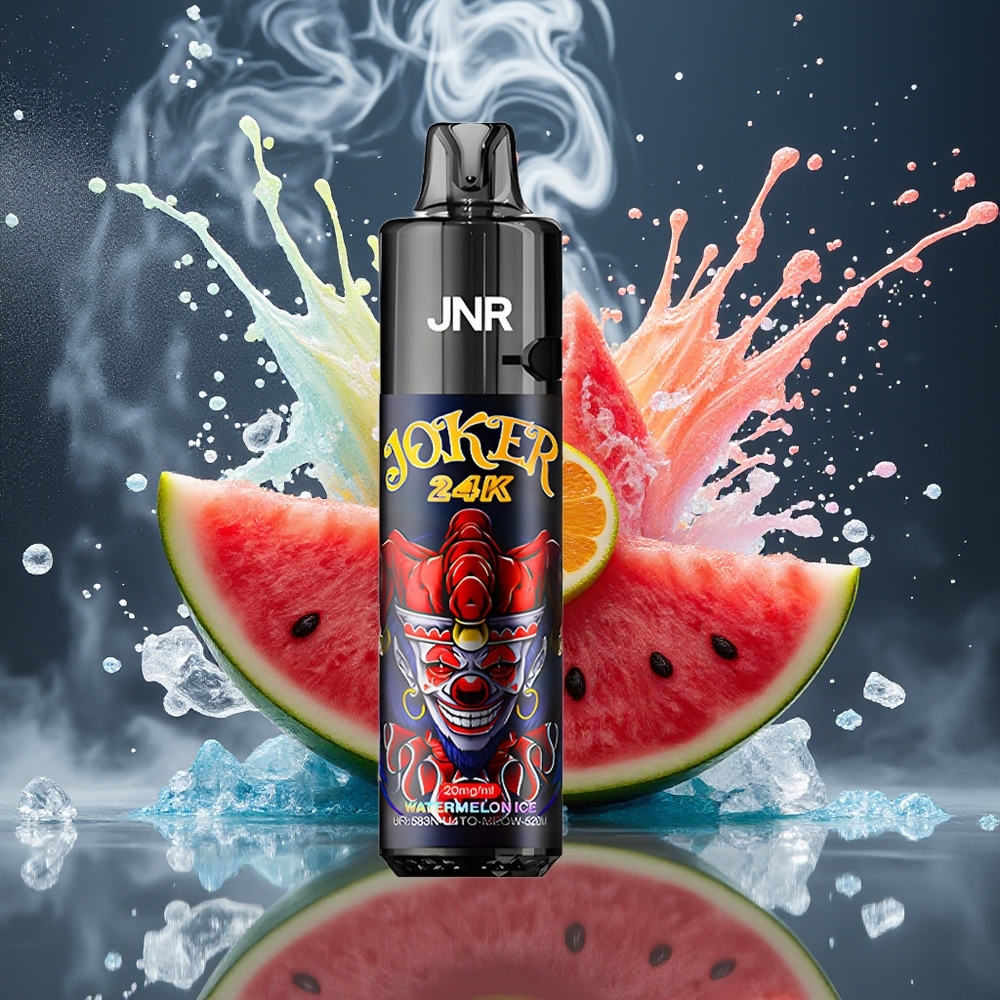 JNR Joker 24K Puffs Disposable Vape Grossister Sverige – 800mAh Batteri 2 Nikotin 24000 Puffs 2+10ml Refillable Pod Sidofyllningsdesign
