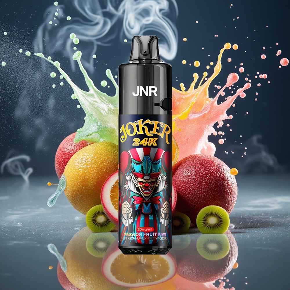 JNR Joker 24K Puffs Grossister Sverige – 2+10ml Fyllningsbar Pod 800mAh Batteri Typ-C-laddning 24000 Puff 2 Nikotin