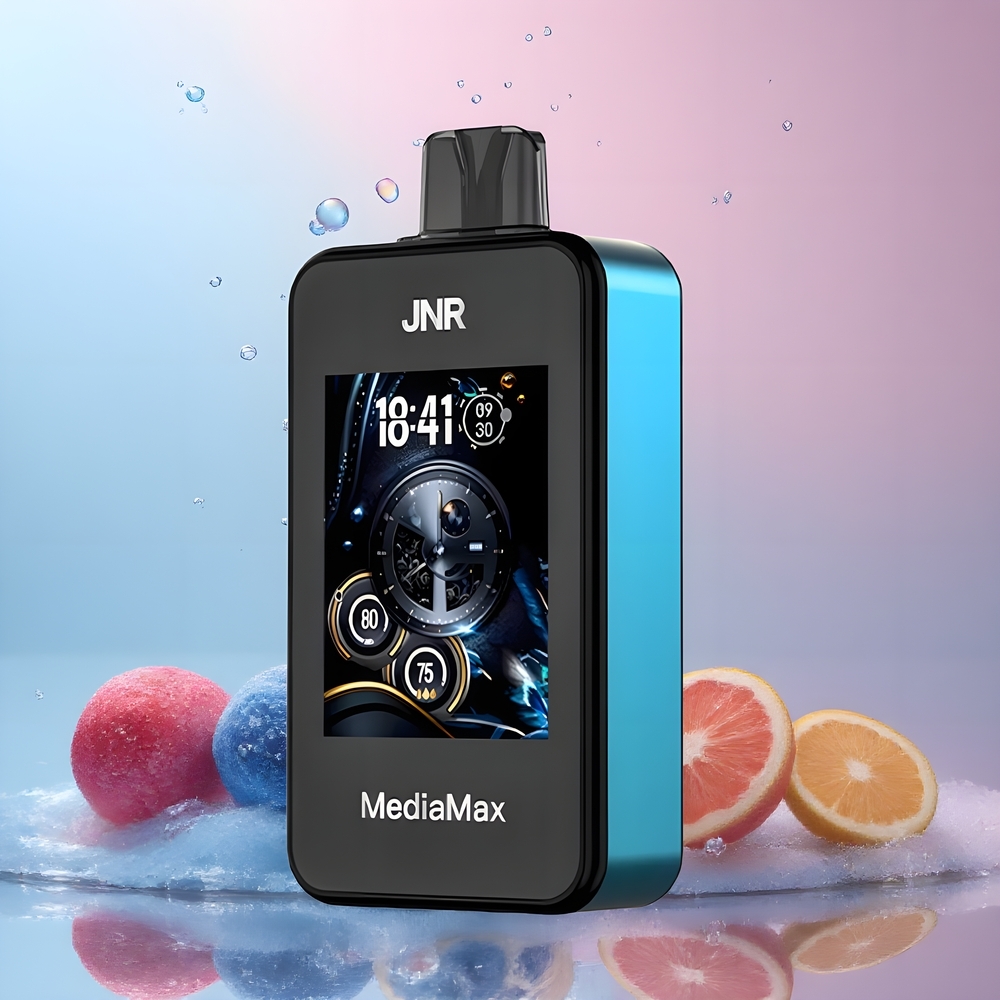 JNR MediaMax 40000 Puffs grossister Sverige med 21mL e-vätska 1000mAh batteri  Type-C Quick Charge