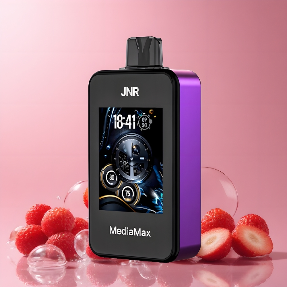 JNR MediaMax 40000 Puffs grossister Sverige – 21mL e-vätska 1000mAh batteri 5 nikotin Dual Mesh Coil Type-C laddning