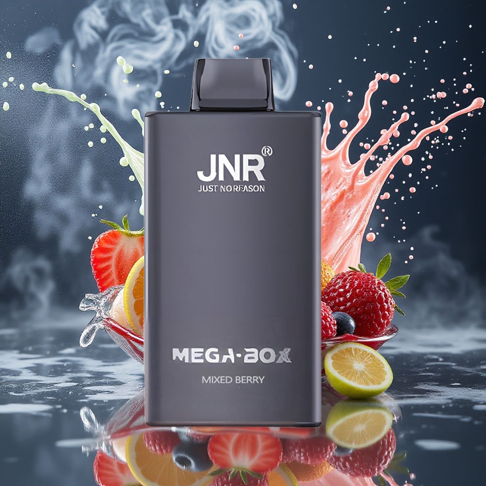 JNR Mega Box 25000 Puffs 30ml 850mAh Dual Mesh Coil Grossister Sverige Disposable Vape