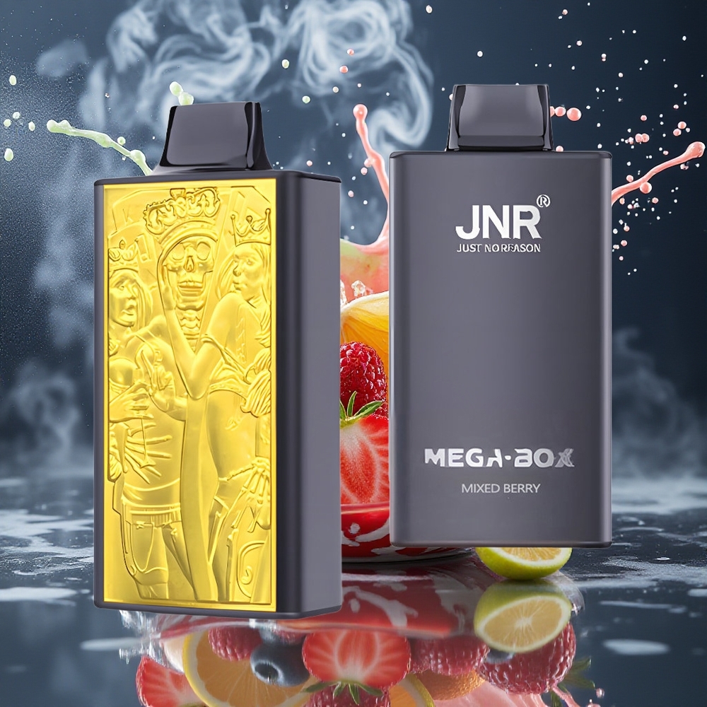 JNR Mega Box 25000 Puffs 30ml 850mAh Dual Mesh Coil Grossister Sverige Disposable Vape