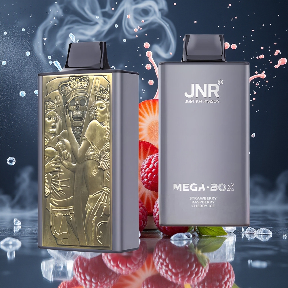 JNR Mega Box 25000 Puffs Disposable Vape Grossister Sverige - 30ml E-liquid 850mAh Batteri Type-C Laddning