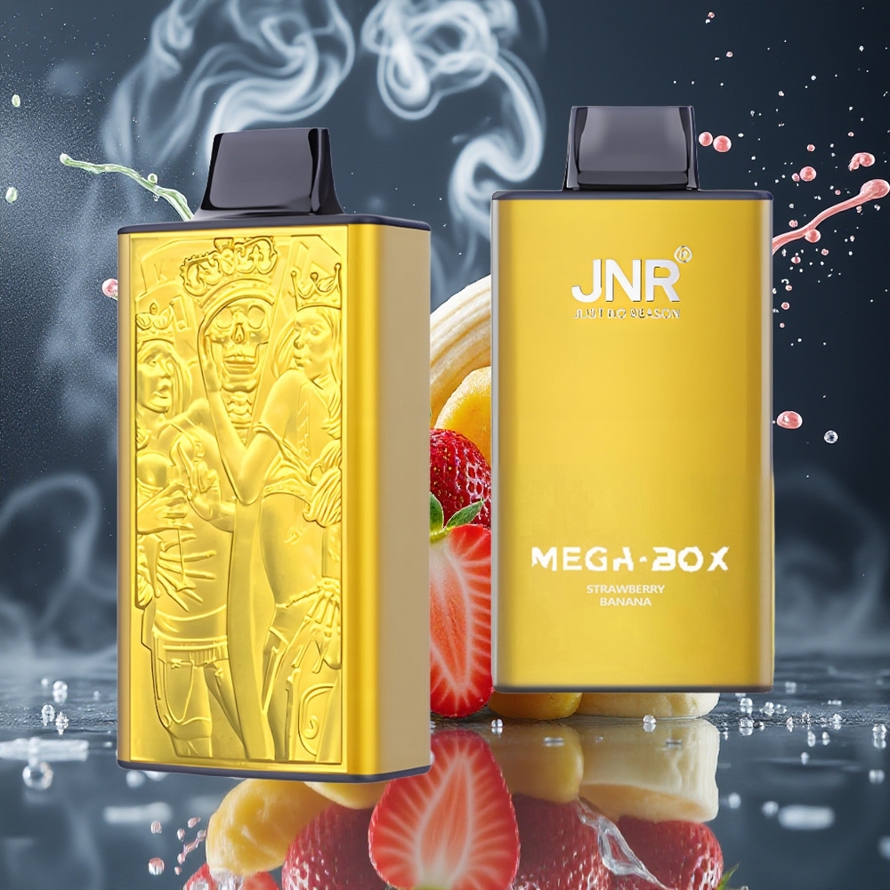 JNR Mega Box 25000 Puffs Disposable Vape Grossister Sverige - 30ml E-liquid 850mAh Dual Mesh Coil Type-C Laddning