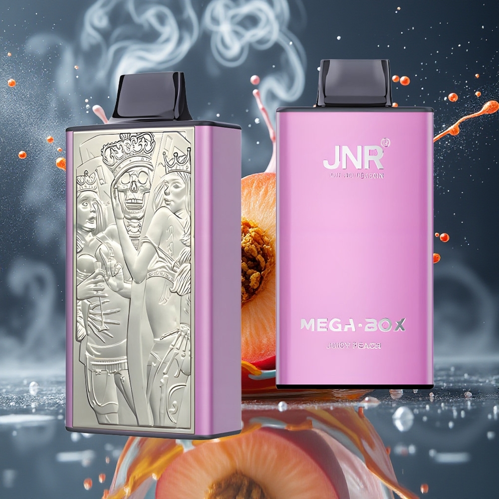 JNR Mega Box 25000 Puffs Disposable Vape Grossister Sverige – 30ml E-liquid 850mAh Dual Mesh Coil Type-C Laddning 2 Nikotin