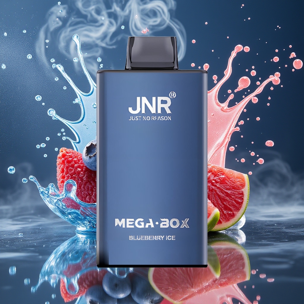 JNR Mega Box 25000 Puffs Disposable Vape Grossister Sverige – 30ml E-liquid 850mAh Dual Mesh Coil Type-C Laddning