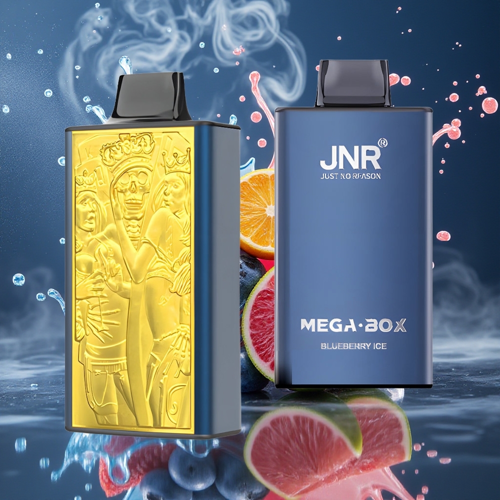 JNR Mega Box 25000 Puffs Disposable Vape Grossister Sverige – 30ml E-liquid 850mAh Dual Mesh Coil Type-C Laddning