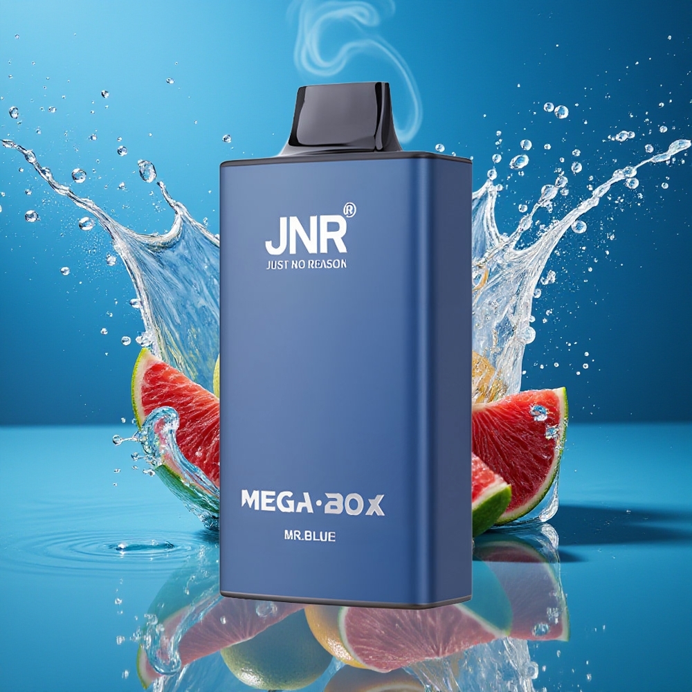 JNR Mega Box 25000 Puffs Grossister Sverige – 30ml E-liquid 850mAh Batteri Dual Mesh Coil Type-C Laddning 2 Nikotin