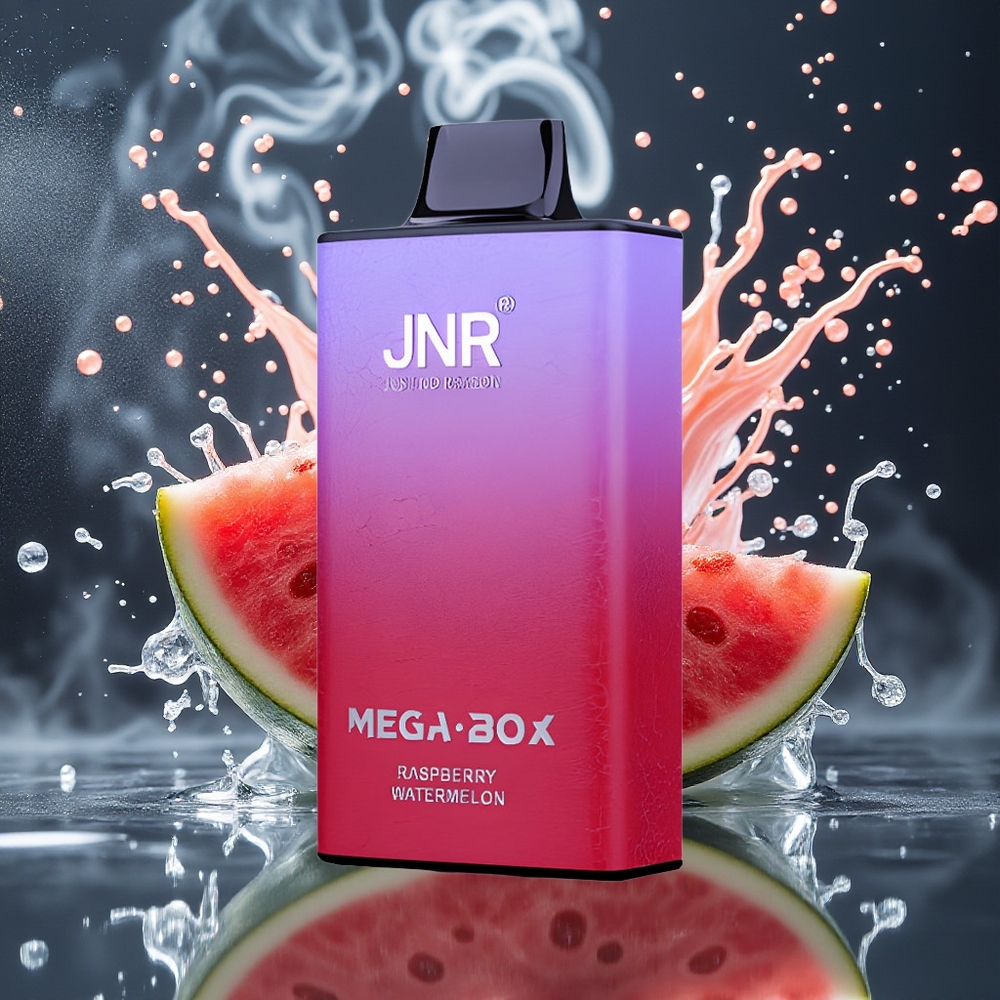 JNR Mega Box 25000 Puffs Grossister Sverige – 30ml E-liquid 850mAh Dual Mesh Coil Type-C Laddning 2 Nikotin Hallon Vattenmelon