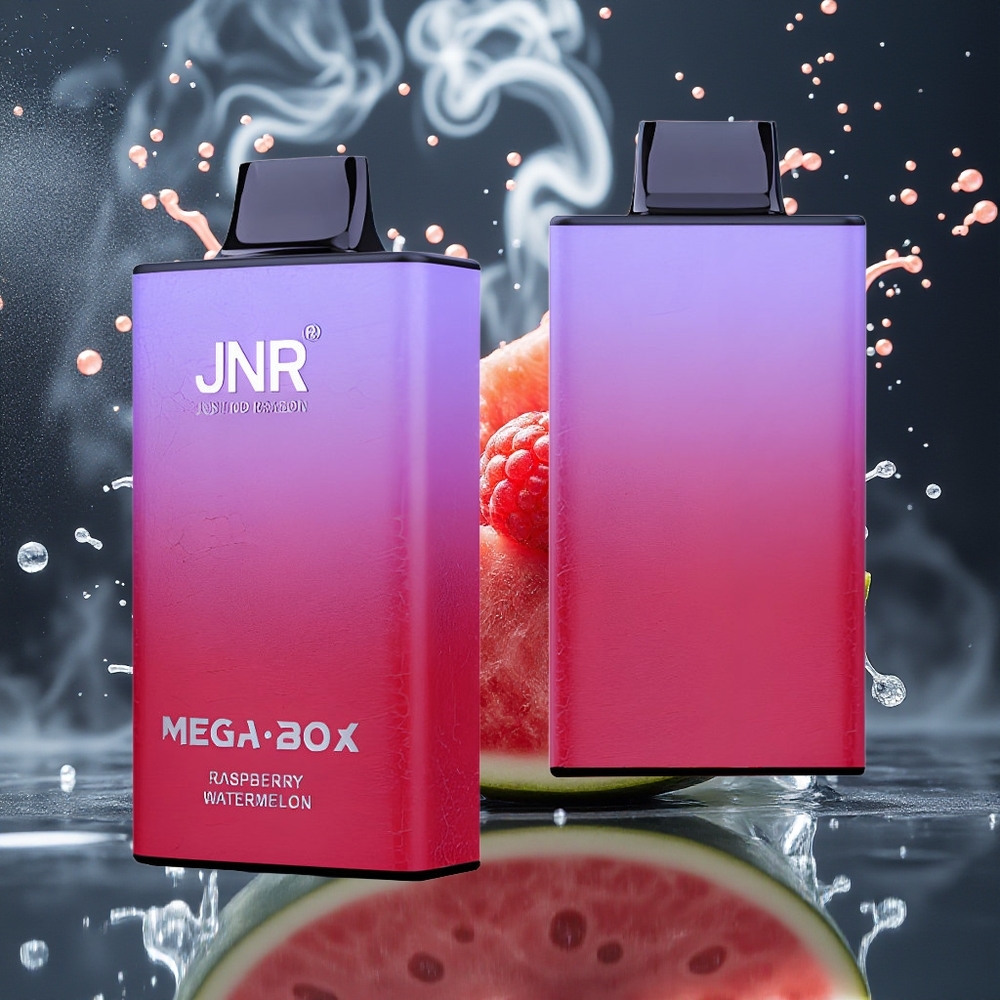 JNR Mega Box 25000 Puffs Grossister Sverige – 30ml E-liquid 850mAh Dual Mesh Coil Type-C Laddning 2 Nikotin Hallon Vattenmelon