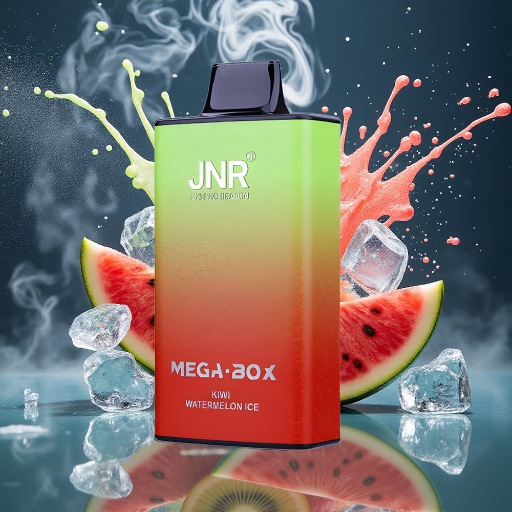 JNR Mega Box 25000 Puffs Grossister Sverige – 30ml E-liquid 850mAh Dual Mesh Coil Type-C Laddning 2 Nikotin Kiwi Vattenmelonglass