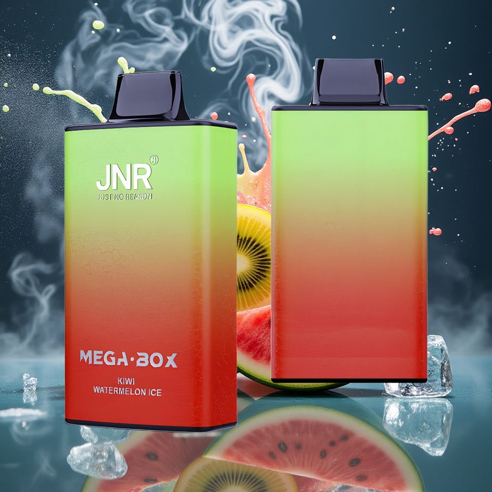 JNR Mega Box 25000 Puffs Grossister Sverige – 30ml E-liquid 850mAh Dual Mesh Coil Type-C Laddning 2 Nikotin Kiwi Vattenmelonglass