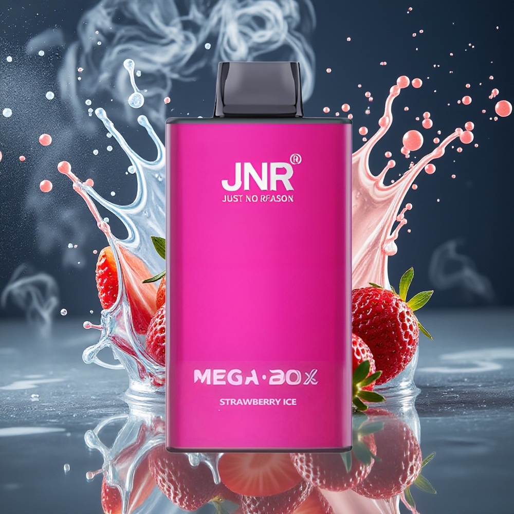 JNR Mega Box 25000 Puffs Grossister Sverige – 30ml E-vätska 850mAh Dual Mesh Coil Type-C Laddning Nikotin 2