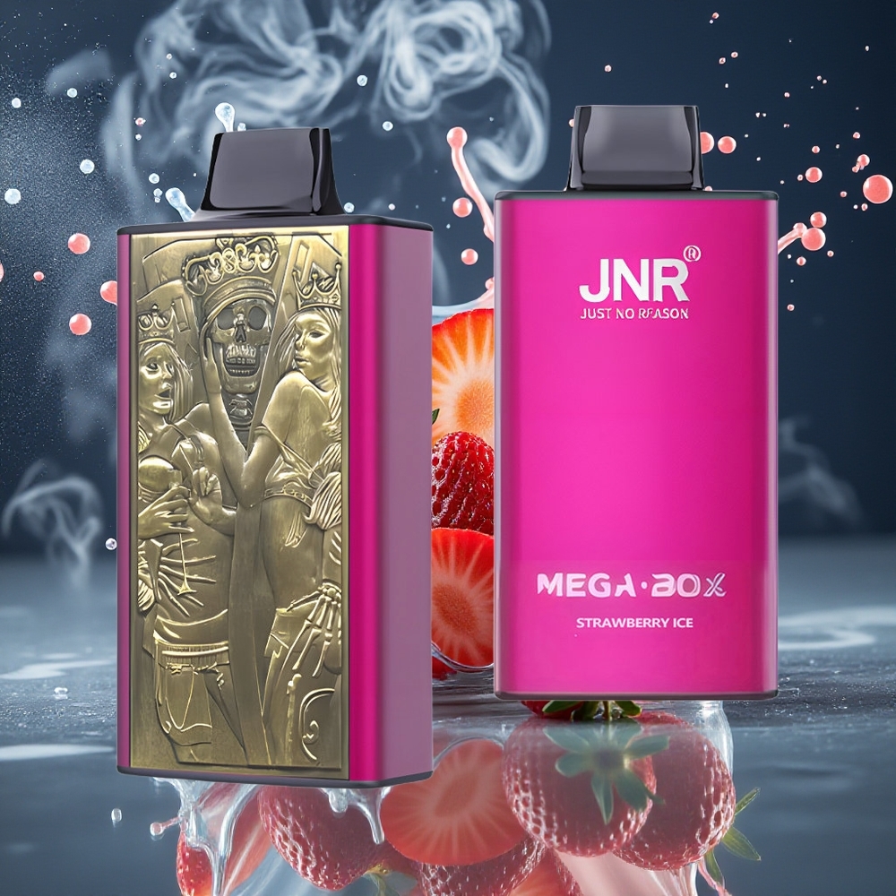 JNR Mega Box 25000 Puffs Grossister Sverige – 30ml E-vätska 850mAh Dual Mesh Coil Type-C Laddning Nikotin 2
