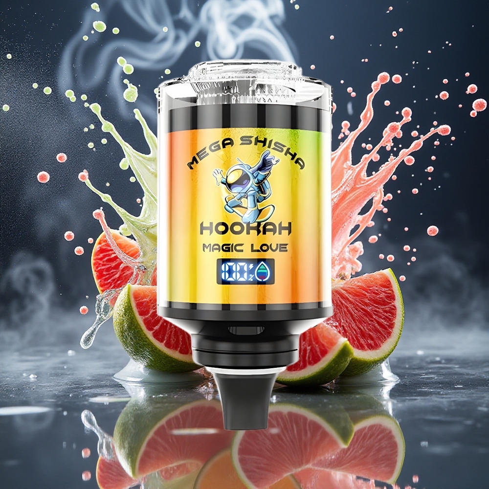 JNR Mega Shisha Hookah Desktop 100000 puff 60ml 2200mAh Type-C grossister Sverige