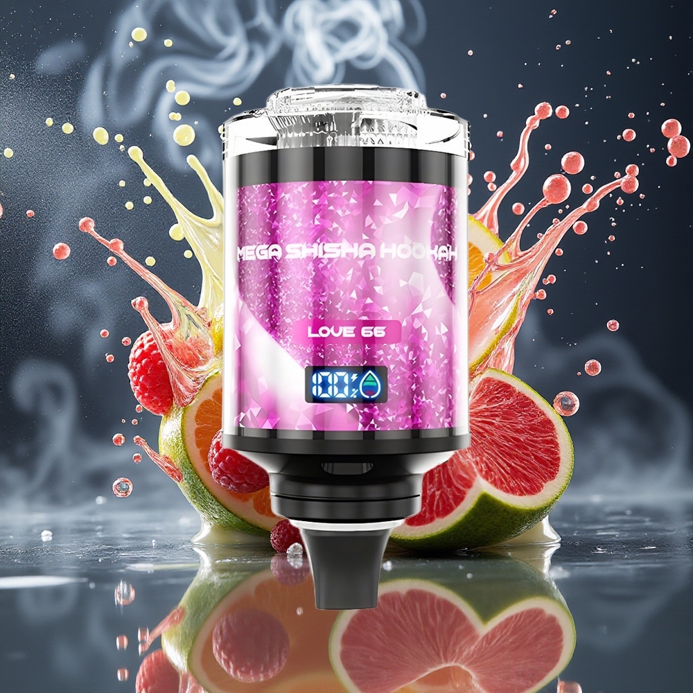 JNR Mega Shisha Hookah Desktop Compatibility 100000 puff 60ml e-Liquid 2200mAh grossister Sverige