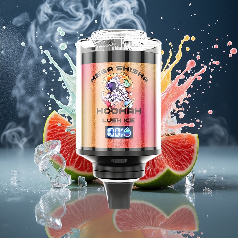 JNR Mega Shisha Hookah Desktop Grossister Sverige med 100000 puffar 60ml e-Liquid 2200mAh  Justerbar Luftflöde