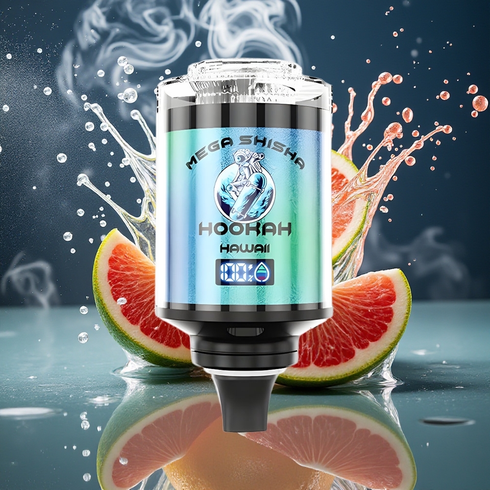 JNR Mega Shisha Hookah Desktop Grossister Sverige med 100000 puffar 60ml e-Liquid Capacity och 2200mAh Batteri