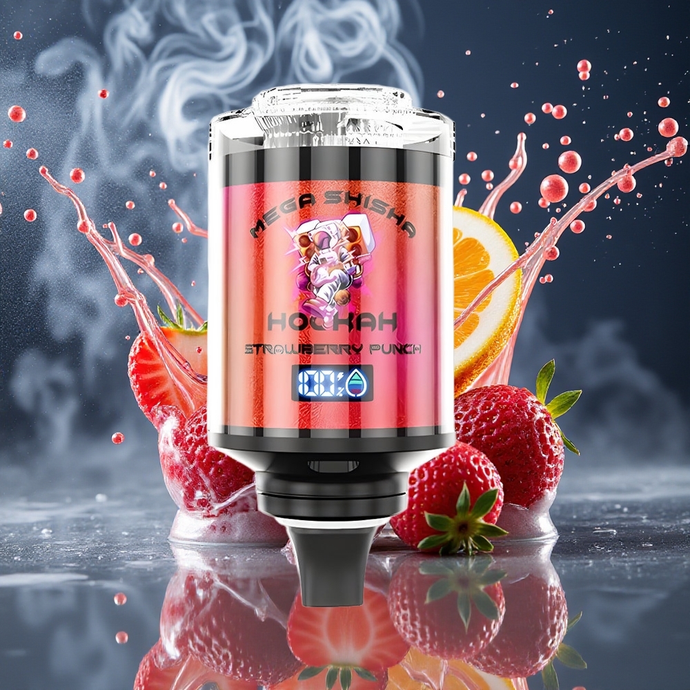 JNR Mega Shisha Hookah Grossister Sverige med 100000 puffar 60ml e-Liquid Capacity  2200mAh Battery