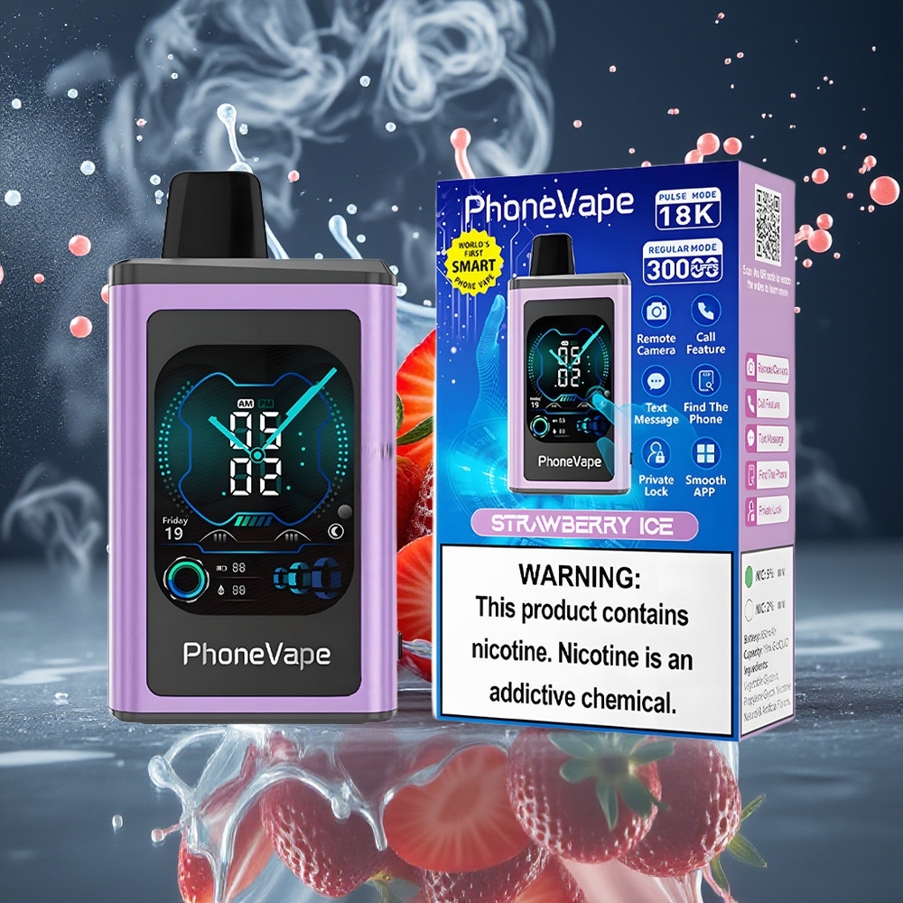 JNR PhoneVape 30000 puff Disposable Vape grossister Sverige – 850mAh Type-C Turbo Mode App Controlled 25 Nikotinstyrka
