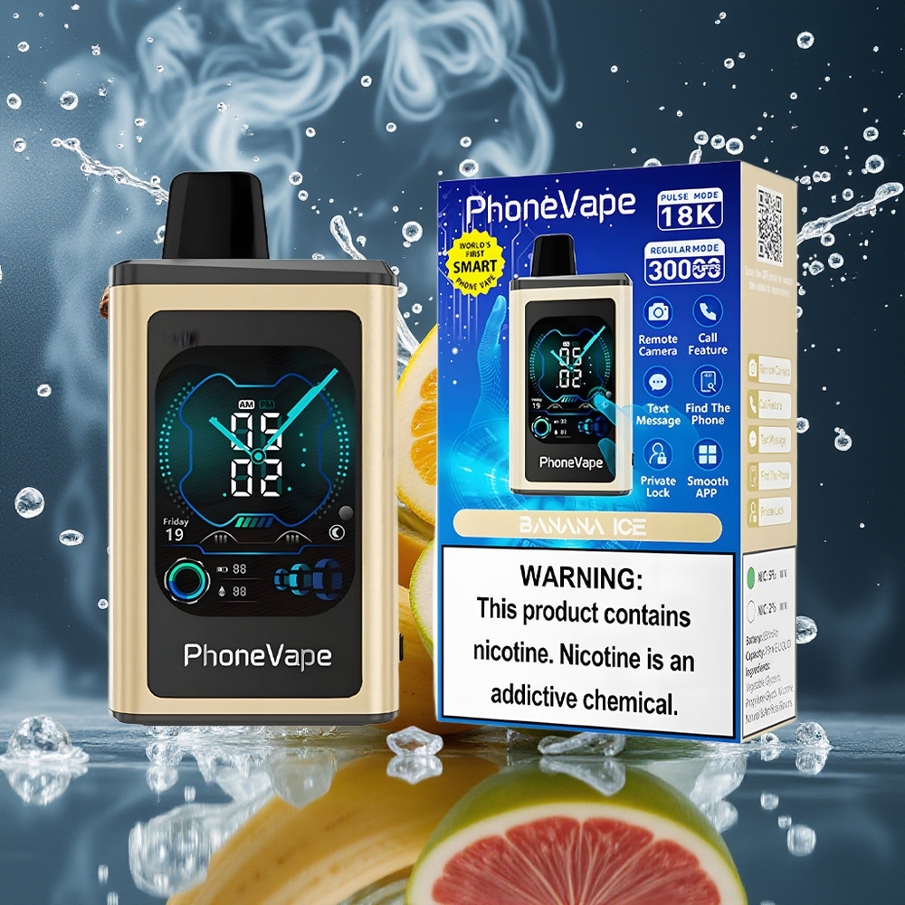 JNR PhoneVape 30000 puff Disposable Vape med Turbo Mode Full Display Screen  850mAh Type-C Batteri – grossister Sverige