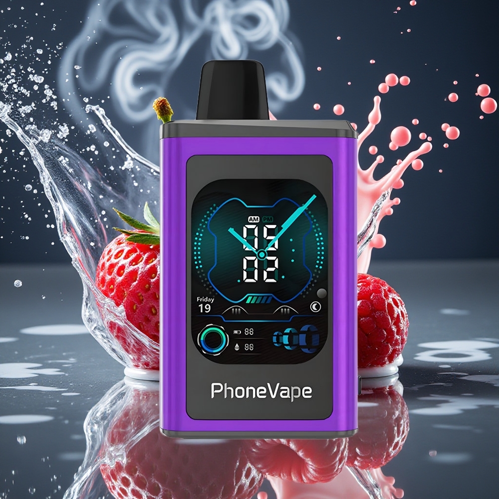 JNR PhoneVape 30000 puffar Disposable Vape grossister Sverige med 850mAh Type-C Turbo Mode  App Controlled