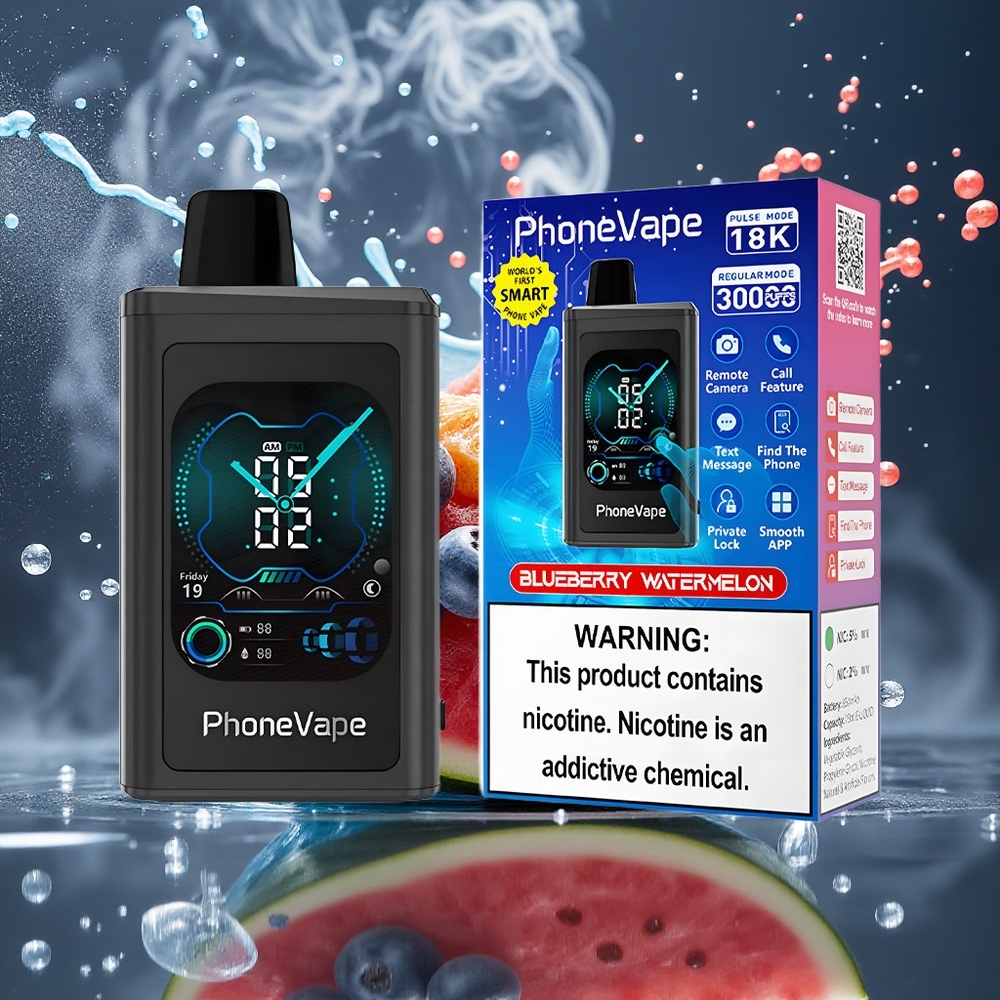 JNR PhoneVape 30000 puffar Disposable Vape grossister Sverige – 850mAh Type-C Turbo Mode Justerbar Luftflöde Appkontrollerad