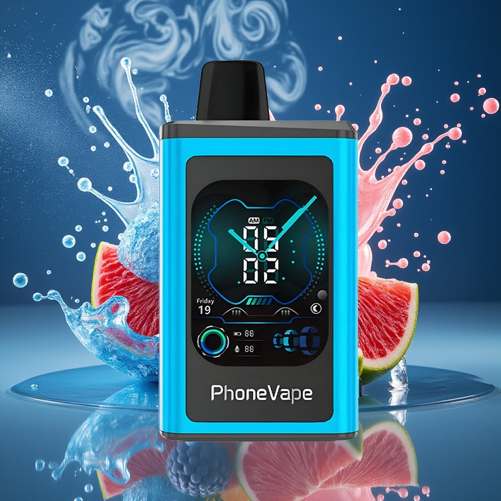 JNR PhoneVape 30000 puffar Disposable Vape med 850mAh Type-C Batteri Turbo Mode  Justerbar Luftflöde grossister Sverige