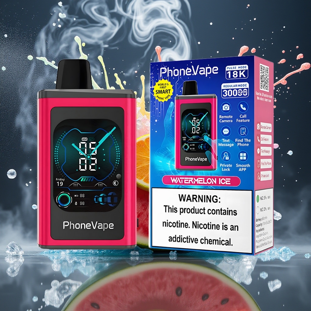 JNR PhoneVape 30000 puffar Disposable Vape med 850mAh Type-C Batteri Turbo Mode Justerbar Luftflöde  Appstyrning grossister Sverige
