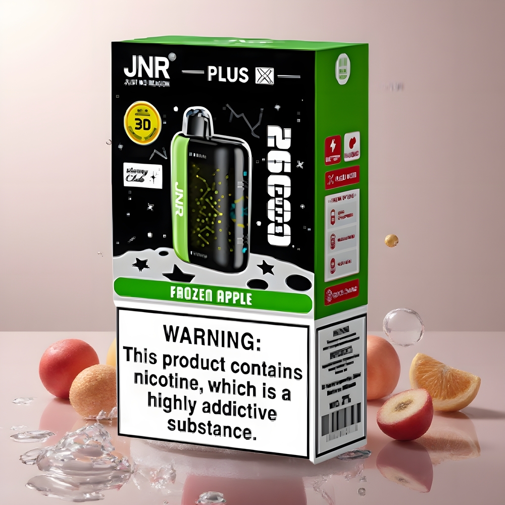 JNR Plus-X 26000 Puffs 28ml 2 Dual Mesh Coil Type-C Quick Charge 3D Curved Screen grossister Sverige