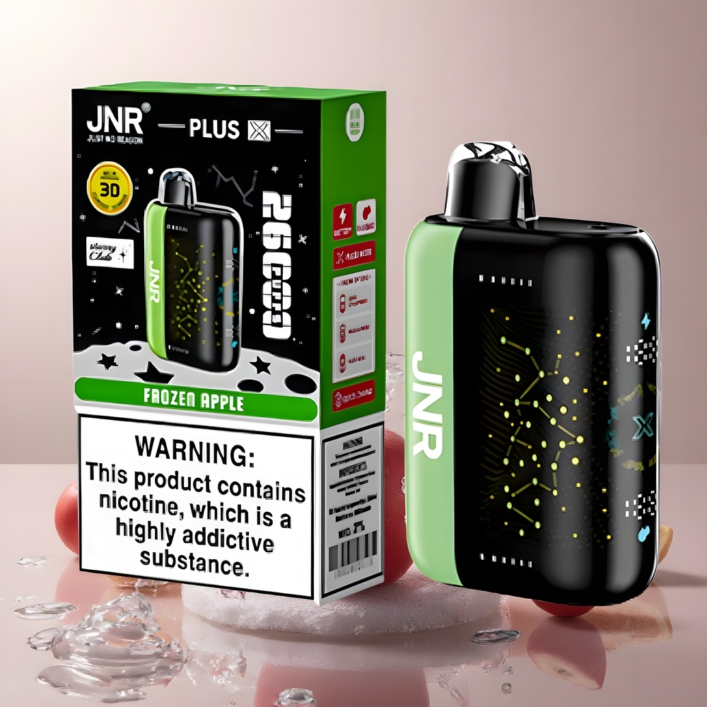 JNR Plus-X 26000 Puffs 28ml 2 Dual Mesh Coil Type-C Quick Charge 3D Curved Screen grossister Sverige