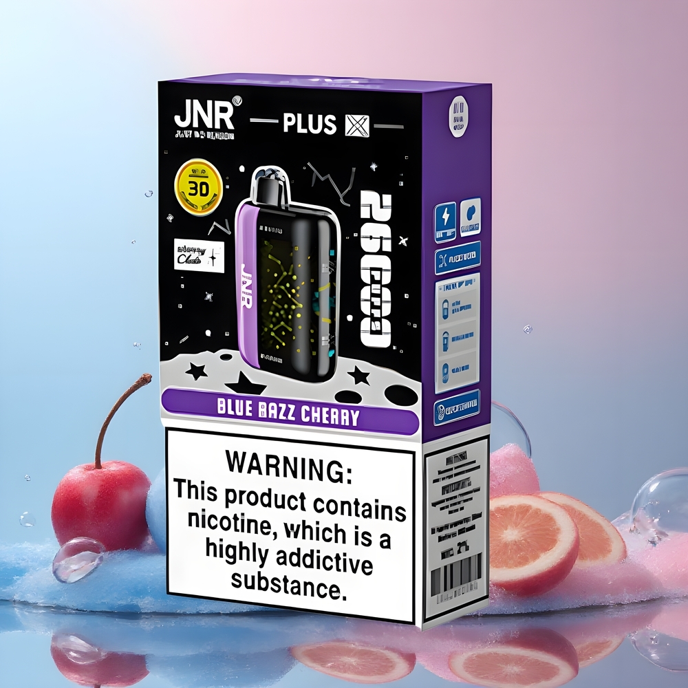 JNR Plus-X 26000 Puffs Grossister Sverige – 850 mAh 28ml 2 Nikotin Dual Mesh Coil Type-C Snabbladdning 3D Böjd Skärm