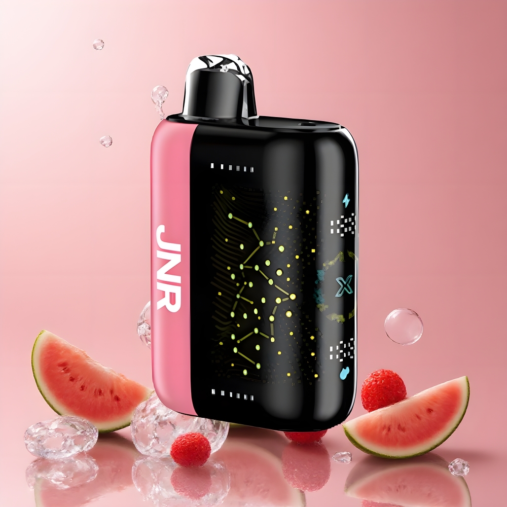 JNR Plus-X 26000 Puffs Grossister Sverige – 850 mAh 28ml 2 Nikotin Dual Mesh Coil Type-C Snabbladdning 3D Curved Screen