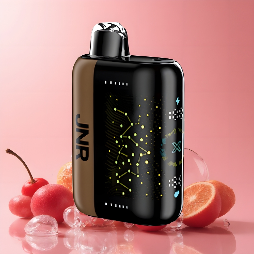 JNR Plus-X 26000 Puffs Grossister Sverige – 850 mAh Batteri 28ml E-vätska 2 Nikotin Dual Mesh Coil Type-C Snabbladdning