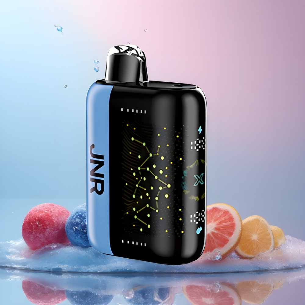 JNR Plus-X 26000 Puffs grossister Sverige – 850 mAh 28ml 2 Nikotin Dual Mesh Coil Type-C Snabbladdning 3D Curved Screen