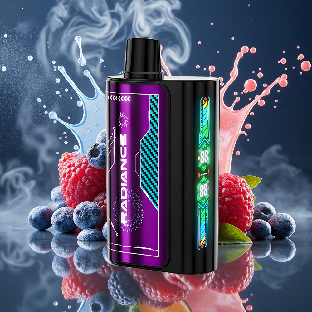 JNR Radiance 31000 Puffs 28ml Dual Mesh Coil Smart Animation Screen Grossister Sverige