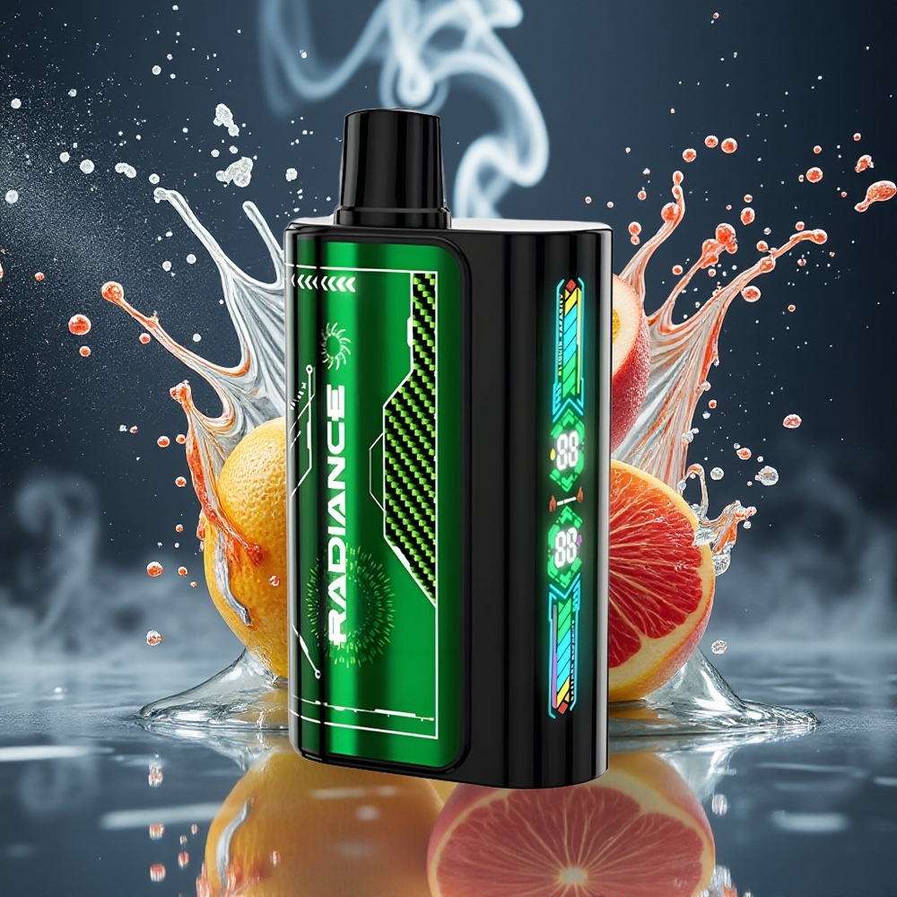 JNR Radiance 31000 Puffs Disposable Vape - 28ml E-liquid Smart Animation Screen 950 mAh Bärbar Batteri grossister Sverige