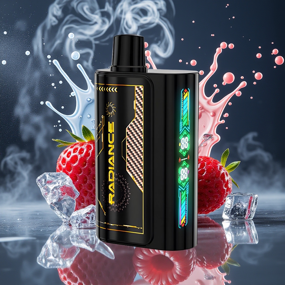 JNR Radiance 31000 Puffs Disposable Vape – 28ml E-liquid Smart Animation Screen 950 mAh Bärbar Batteri Type-C Laddning Nicotin 2 – grossister Sverige