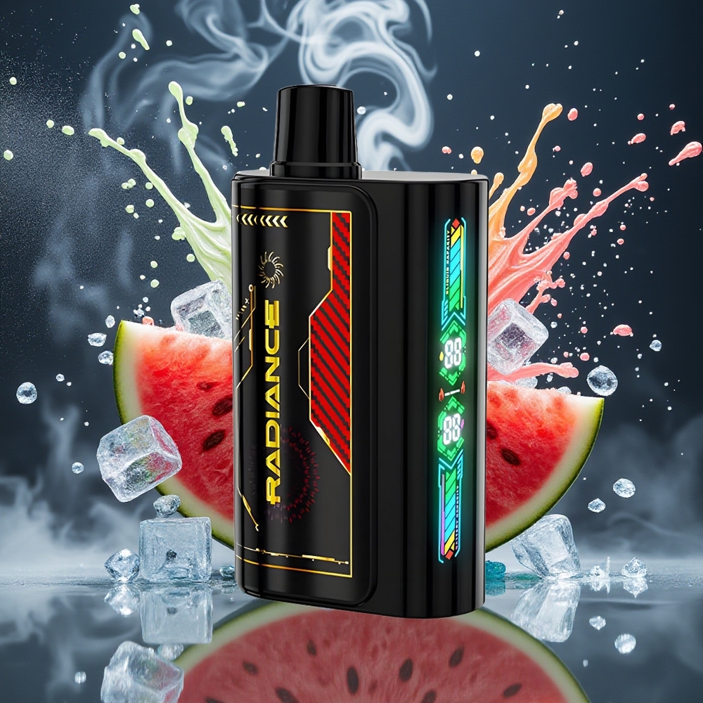 JNR Radiance 31000 Puffs Disposable Vape – 28ml E-liquid Smart Animation Screen Type-C Laddning 2 Nikotin – grossister Sverige