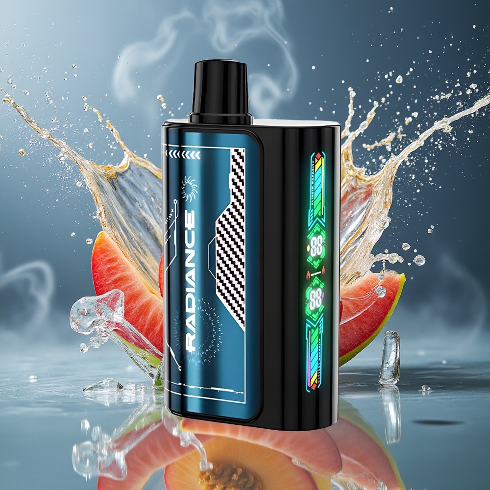 JNR Radiance 31000 Puffs Disposable Vape – 28ml E-liquid Smart Animation Screen Type-C Laddning grossister Sverige