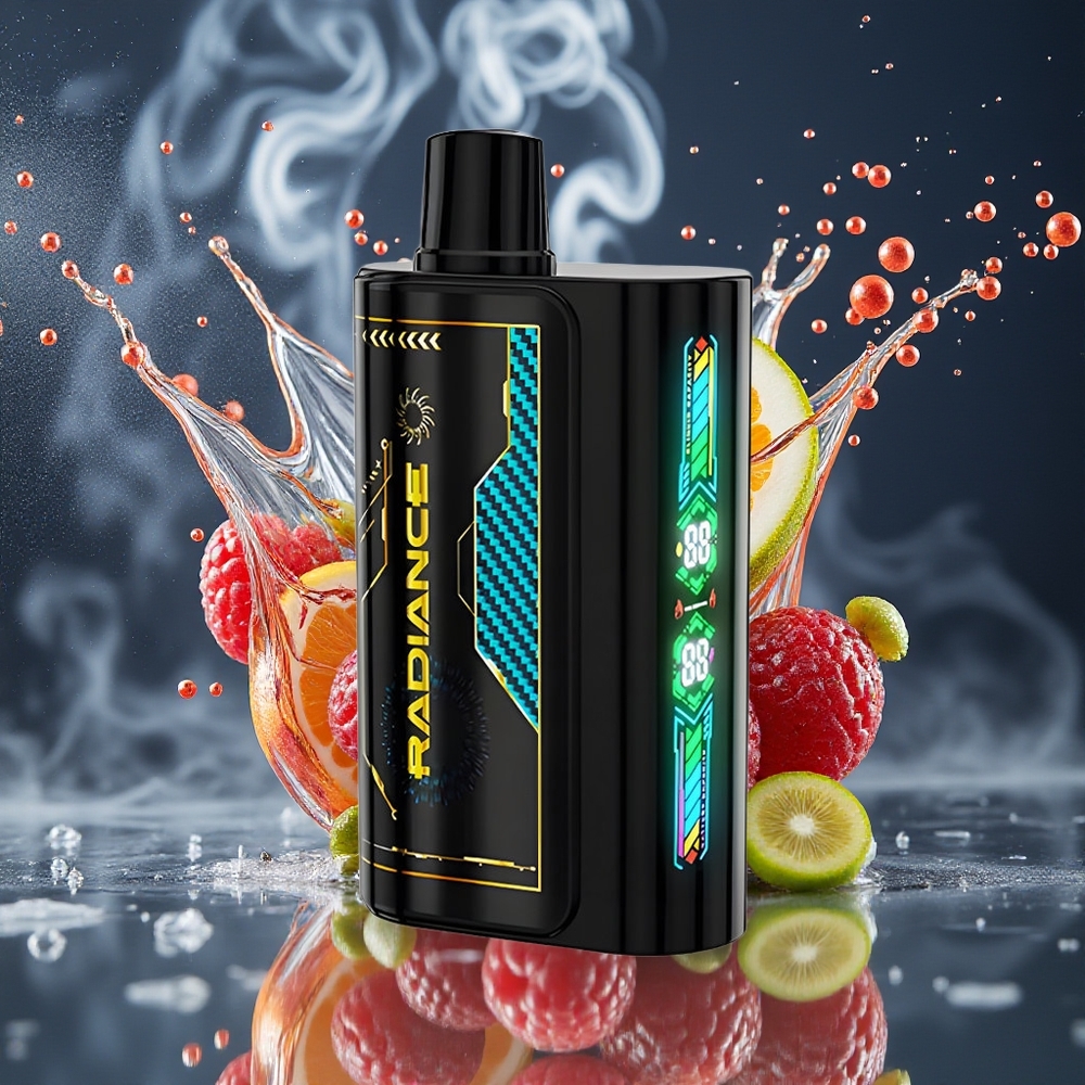 JNR Radiance 31000 Puffs Grossister Sverige – 28ml E-liquid Smart Animation Screen Dual Mesh Coil 950 mAh Batteri