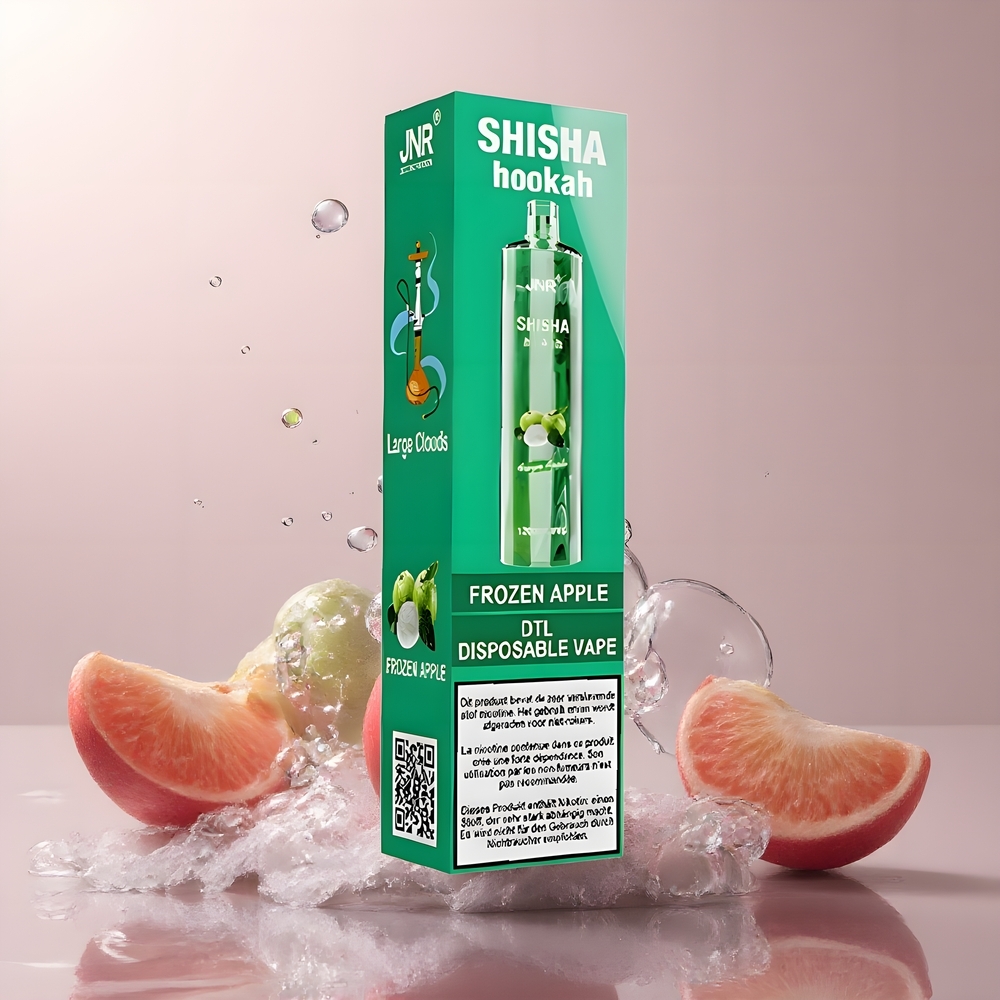 JNR Shisha Hookah 12000 Puffs – 750mAh Batteri 24ml E-vätska 06 Ohm Mesh Coil Type-C Laddning – Grossister Sverige