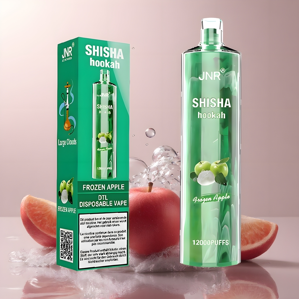 JNR Shisha Hookah 12000 Puffs – 750mAh Batteri 24ml E-vätska 06 Ohm Mesh Coil Type-C Laddning – Grossister Sverige