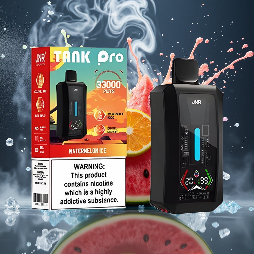 JNR Tank Pro 33000 Puffs 28ml Digital Display Disposable Vape grossister Sverige