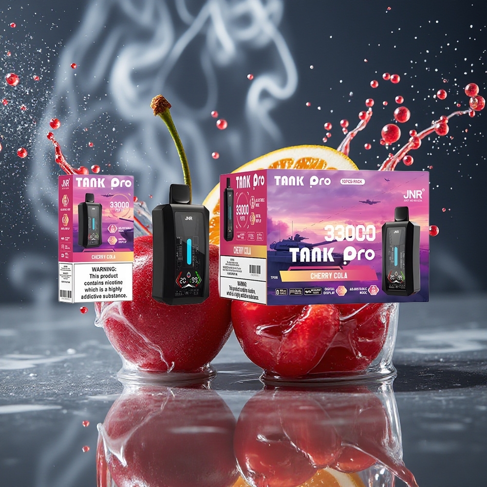 JNR Tank Pro 33000 Puffs Disposable Vape med Digital Display 28ml e-Liquid  Type-C Laddning – Grossister Sverige