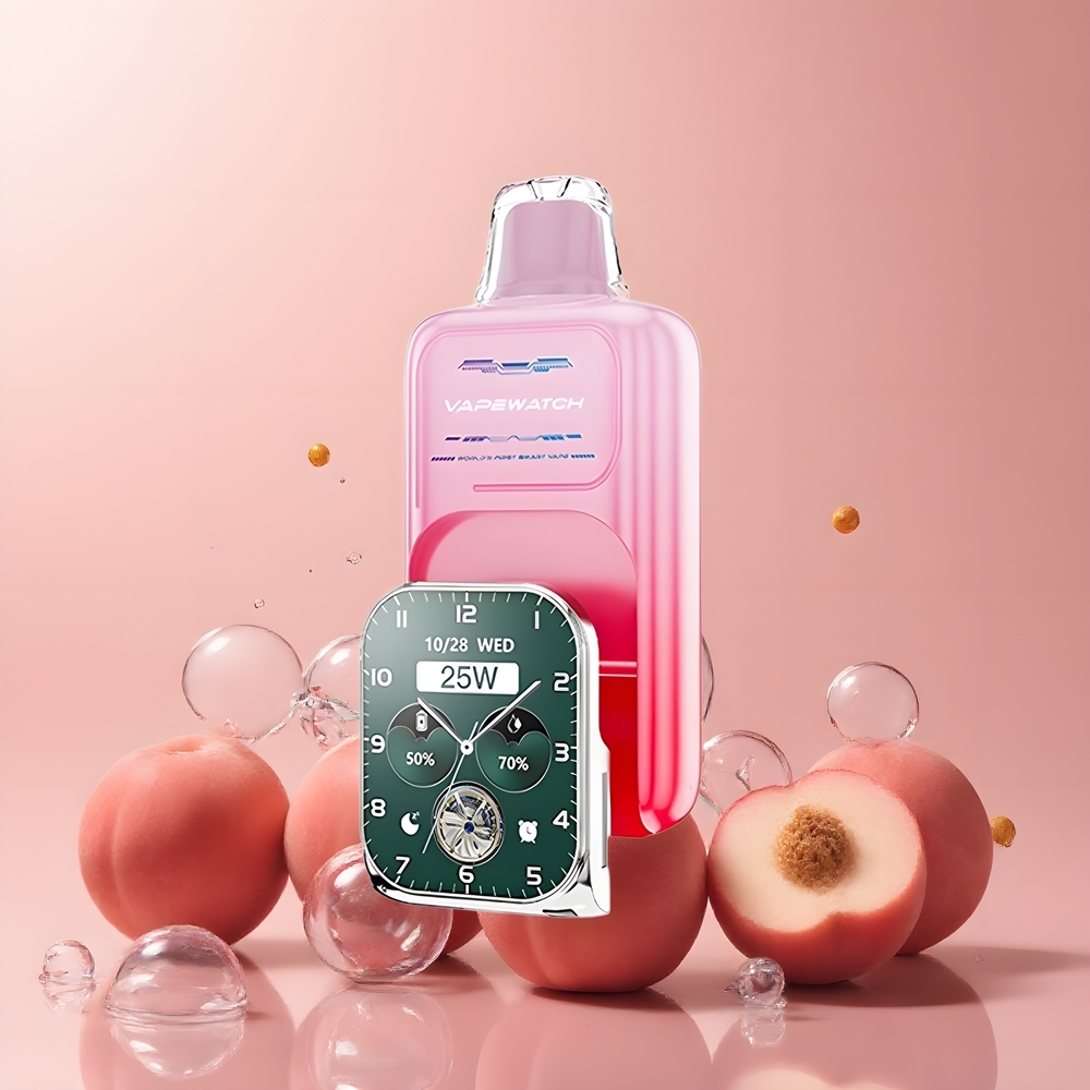 JNR VapeWatch 30000 Puffs Grossister Sverige – 30000 puff 1000mAh 19mL 5 nikotin Dual Mesh Coil Type-C Quick Charge