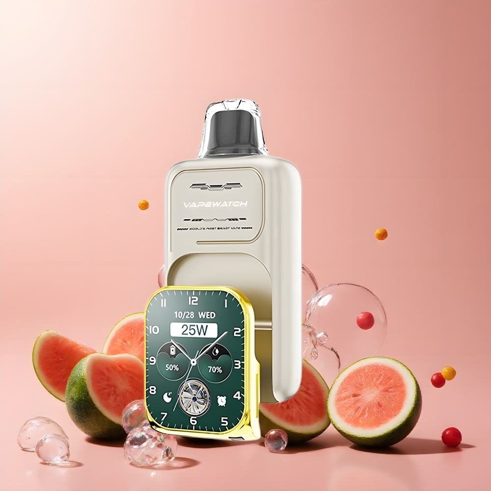 JNR VapeWatch 30000 Puffs grossister Sverige – 30 000 puff 19ml 5 nikotin Dual Mesh Coil Type-C laddning
