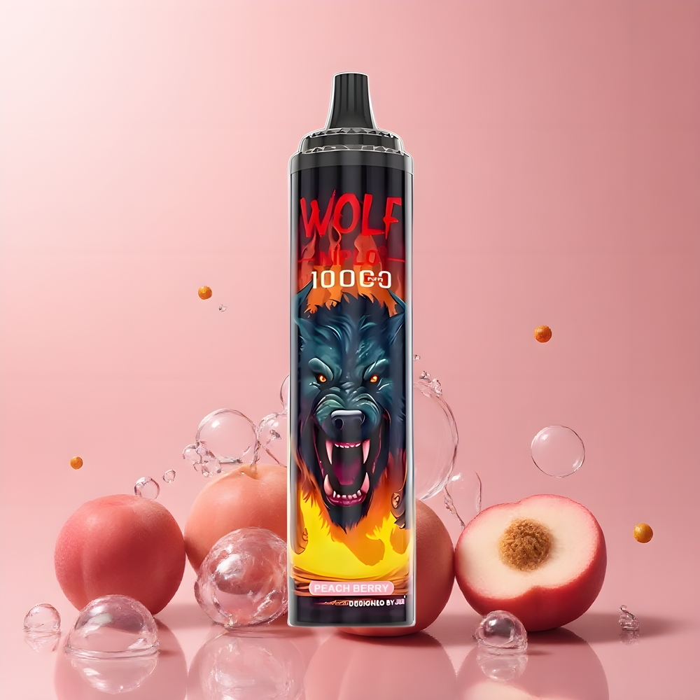 JNR Wolf 10000 Puffs - Grossister Sverige - 10 Ohm Mesh Coil 20ml E-liquid Type-C Laddning