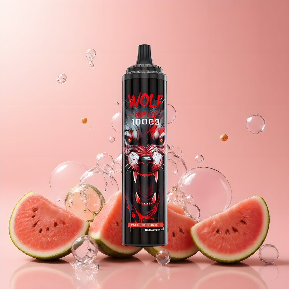 JNR Wolf 10000 Puffs Grossister Sverige – 10 Ohm Mesh 650mAh Battery 20ml E-liquid Type-C Laddning
