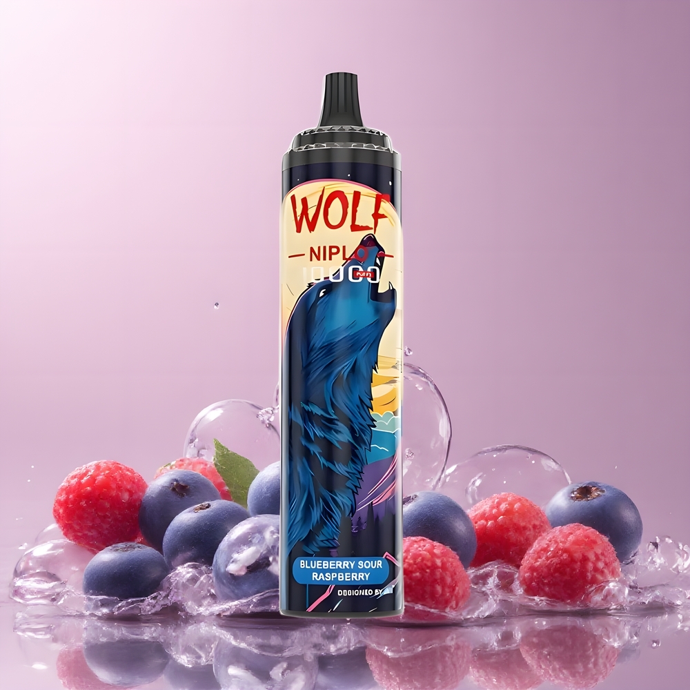 JNR Wolf 10000 Puffs Grossister Sverige – 10 Ohm Mesh Coil 650mAh 20ml Nikotin 0 2 5 Type-C laddning